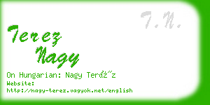 terez nagy business card